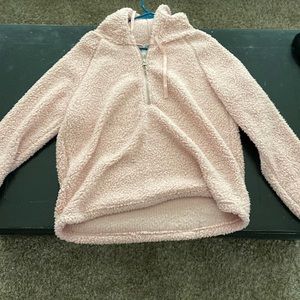 Pink hoodie